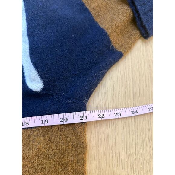 Madewell Inland Striped Turtleneck Sweater in Coziest Yarn Size Large 2410 - Picture 7 of 10